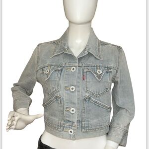 Levi’s Y2K vtg. Jean Jacket Cropped Size M